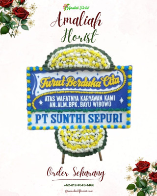 Papan Bunga Duka di Bandar Petalangan